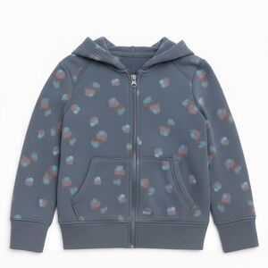 Paper Denim & Cloth Blue Patterned Hoodie